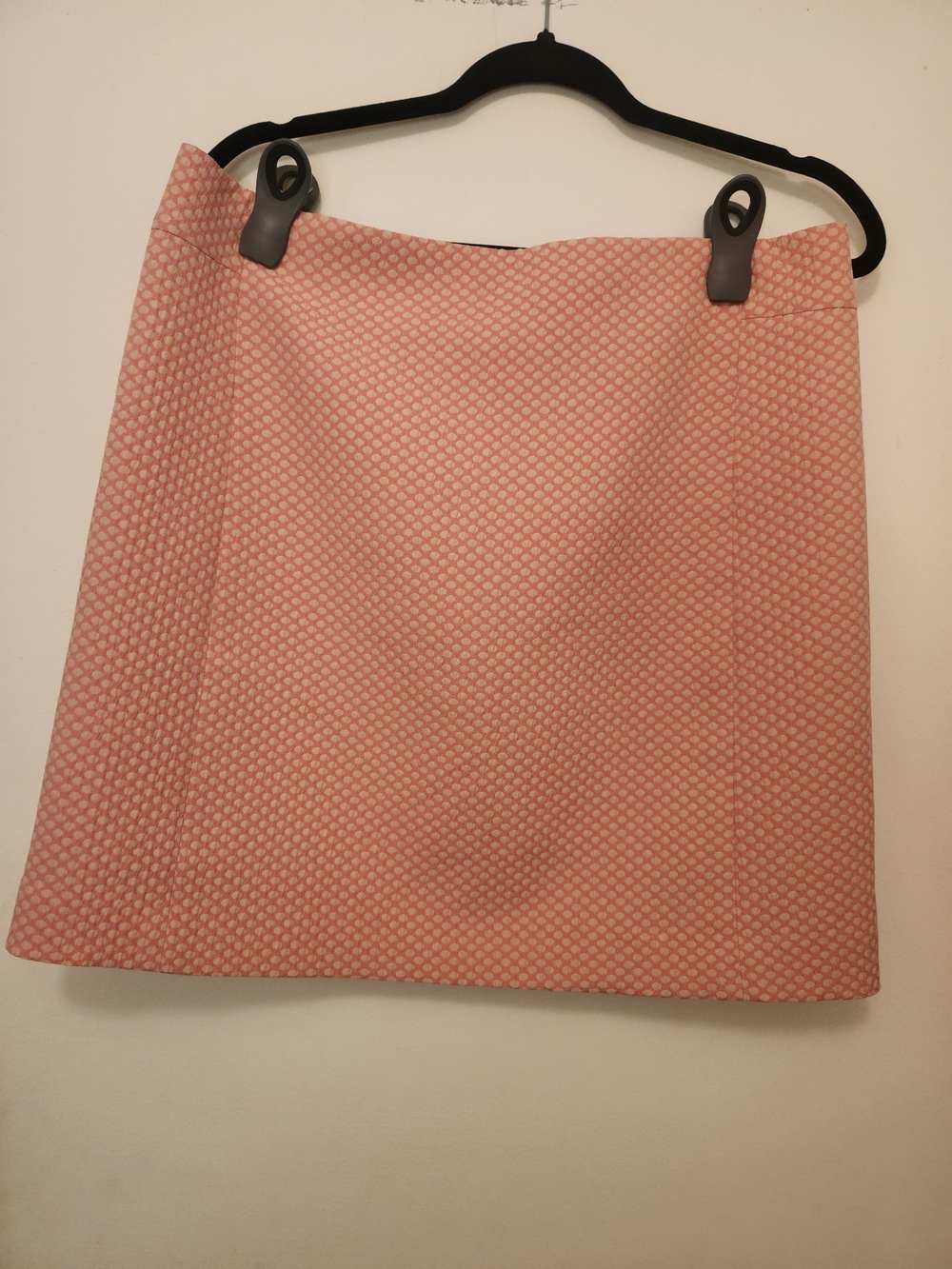 LOFT Pink White Textured Mini Skirt Size 12